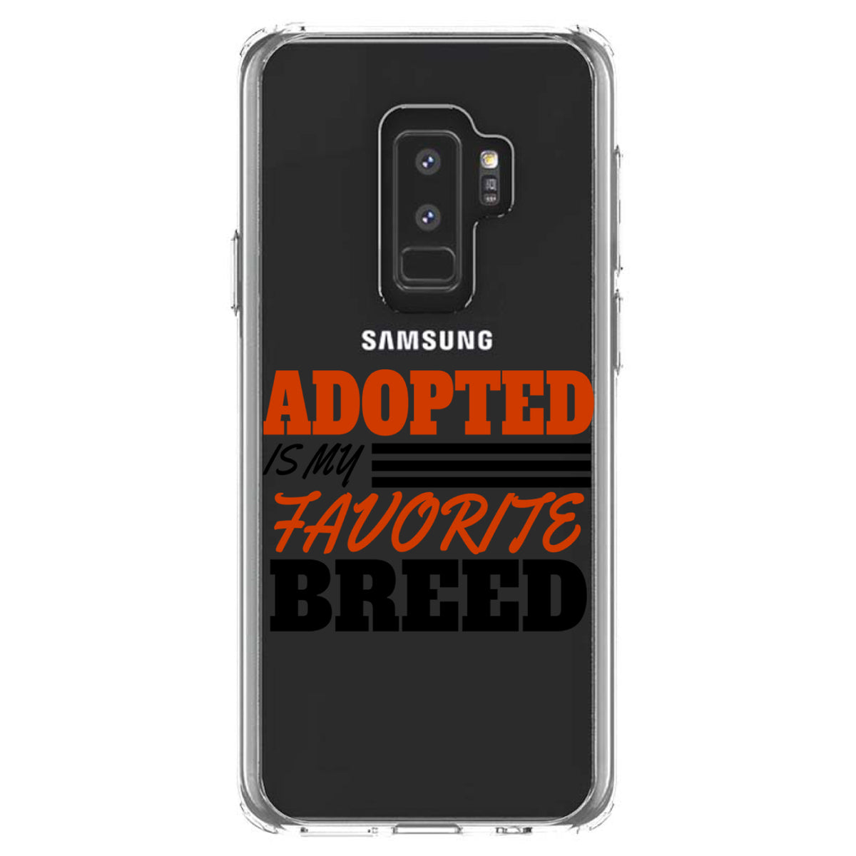 Adopted is My Favorite Breed Clear Shockproof iPhone Case, view 20