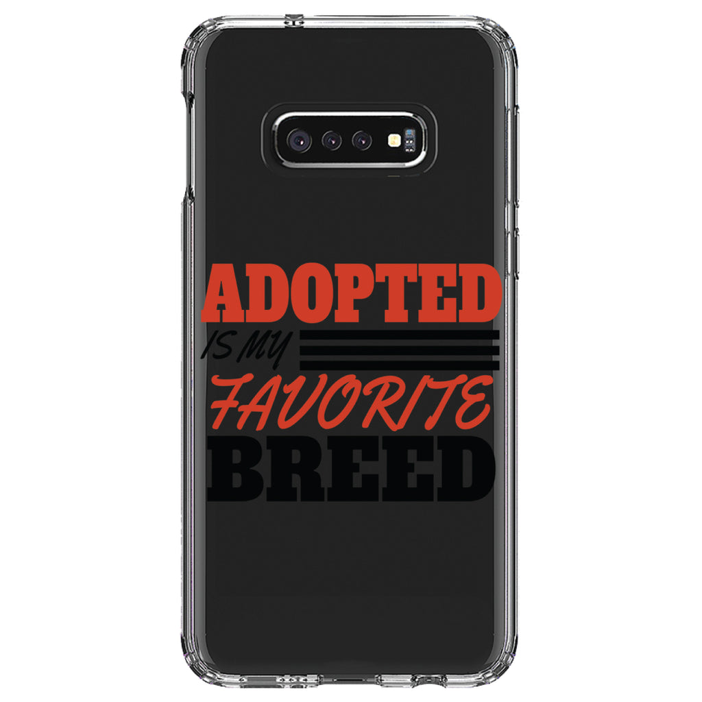 Adopted is My Favorite Breed Clear Shockproof iPhone Case, view 18