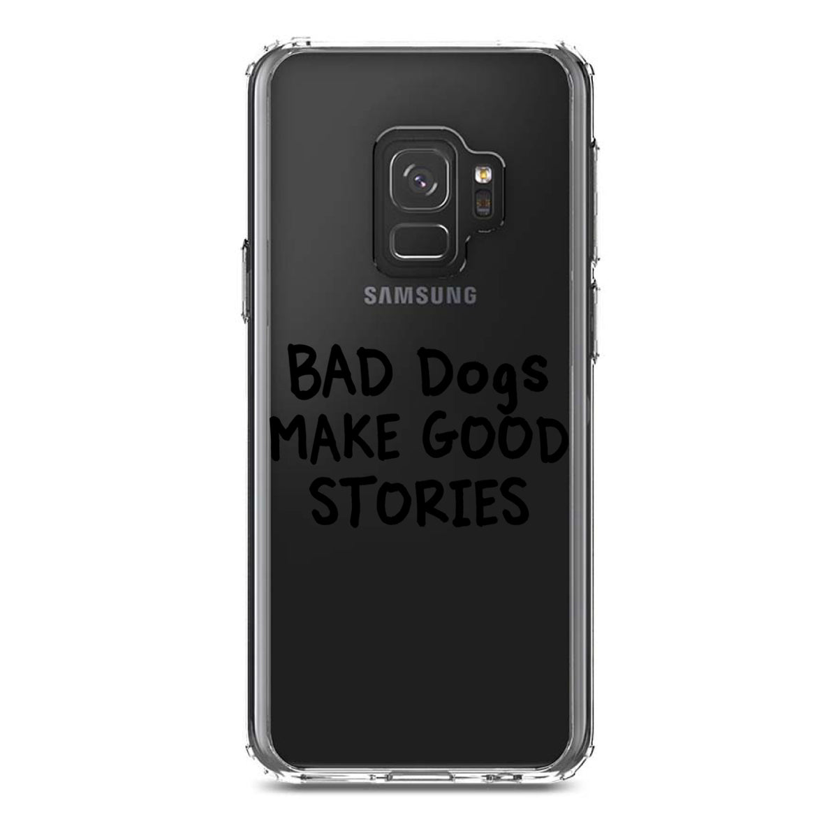 Bad Dogs Make Good Stories Clear Shockproof iPhone Case, view 19