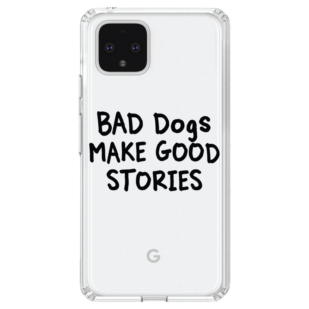 Bad Dogs Make Good Stories Clear Shockproof iPhone Case, view 23