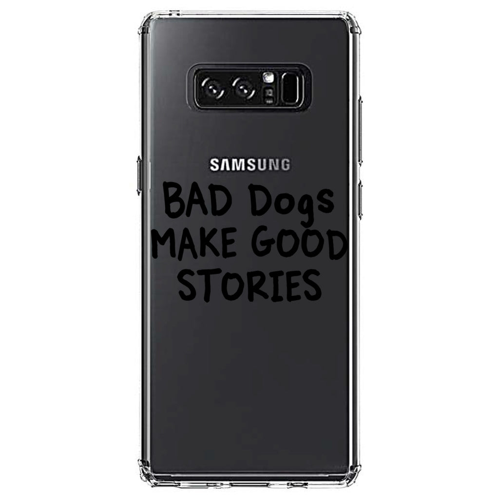 Bad Dogs Make Good Stories Clear Shockproof iPhone Case, view 12