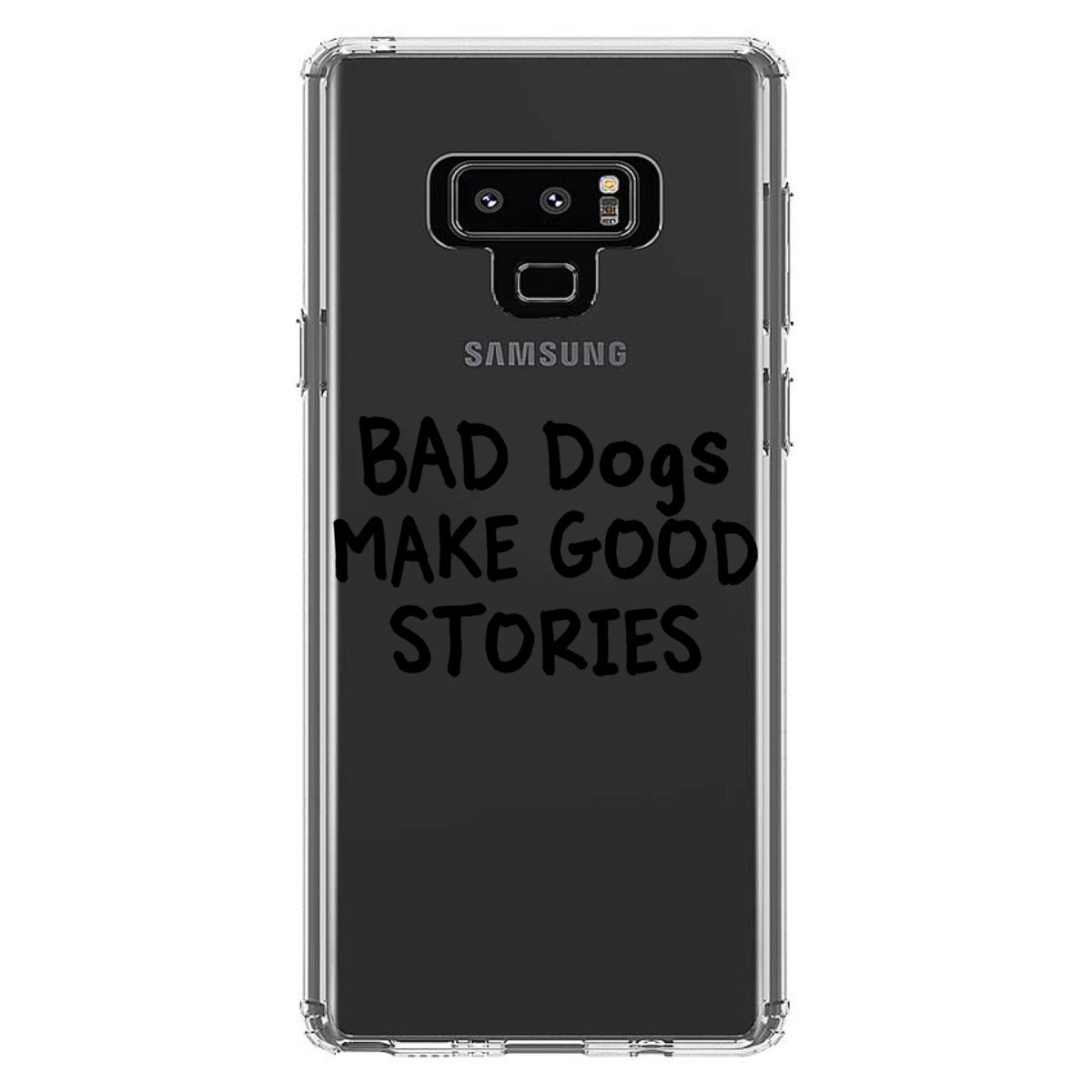 Bad Dogs Make Good Stories Clear Shockproof iPhone Case, view 11
