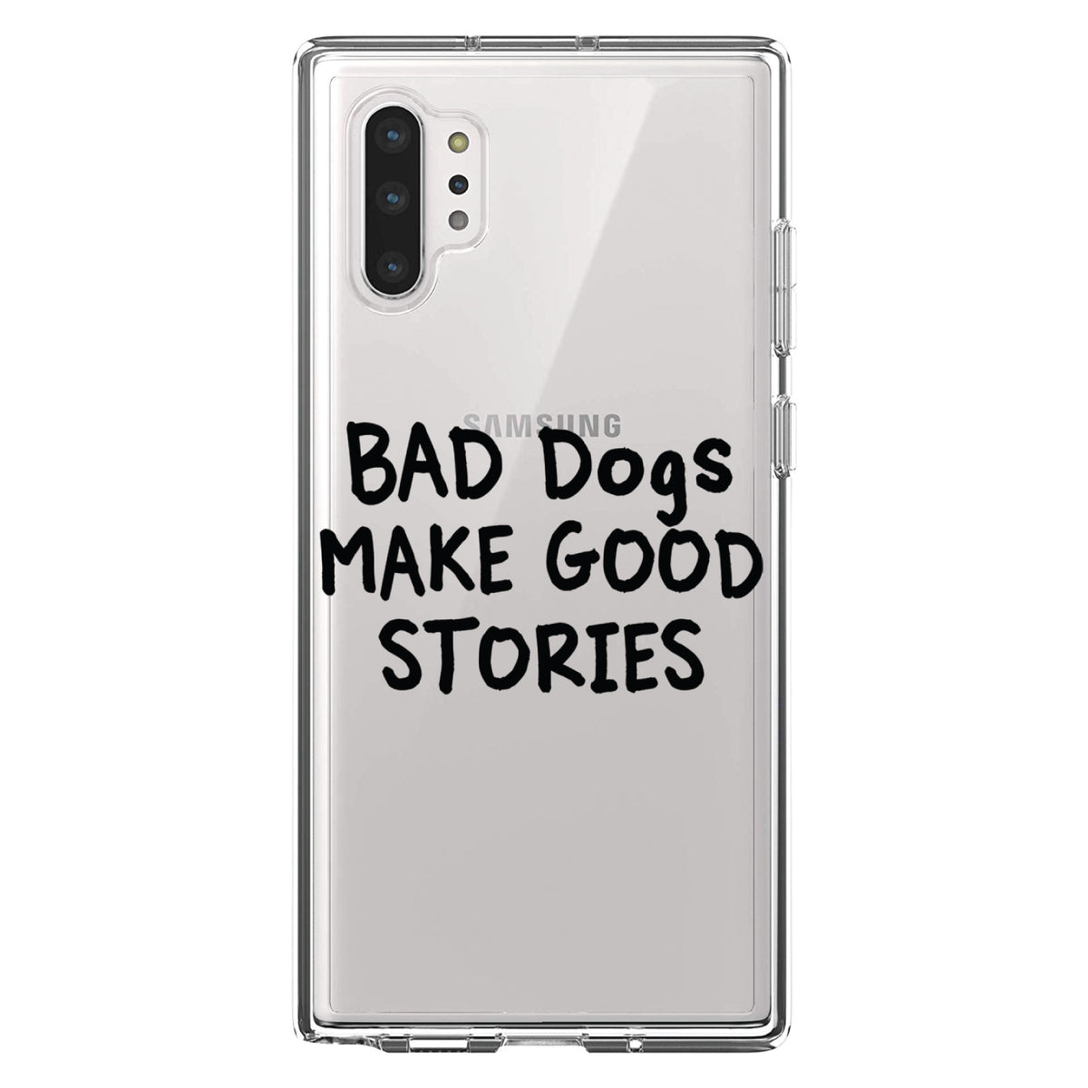 Bad Dogs Make Good Stories Clear Shockproof iPhone Case, view 10