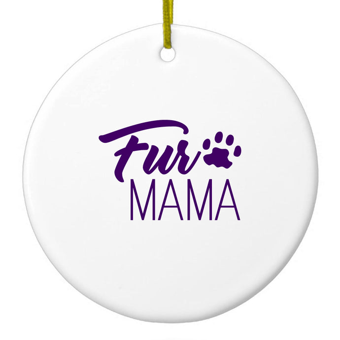 Dog Paw Ceramic Ornament