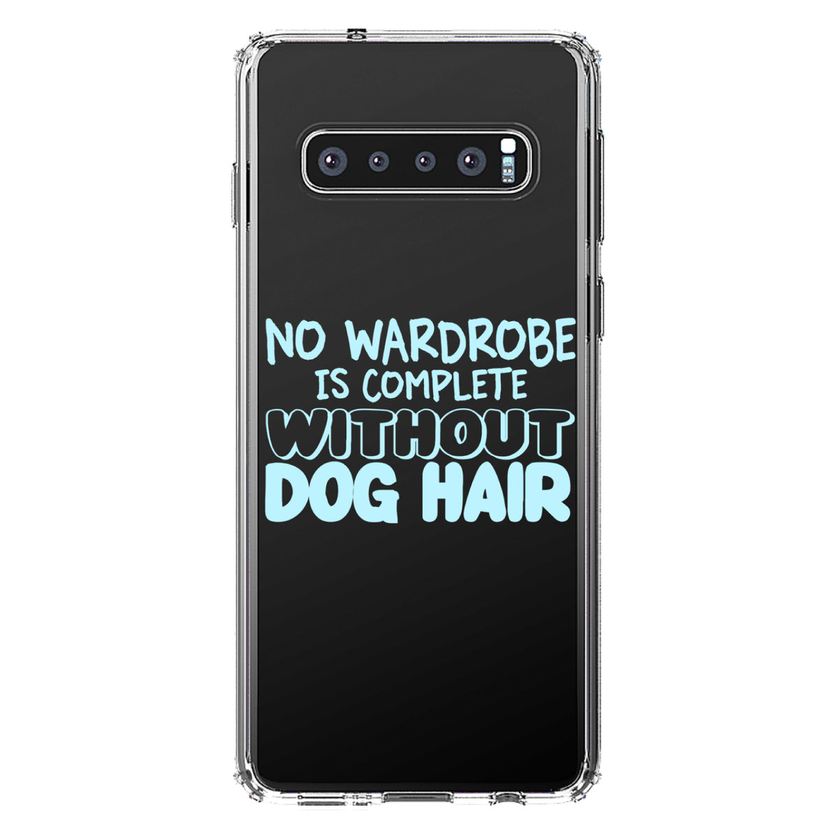 No Wardrobe is Complete Without Dog Hair Clear Shockproof iPhone Case, view 17