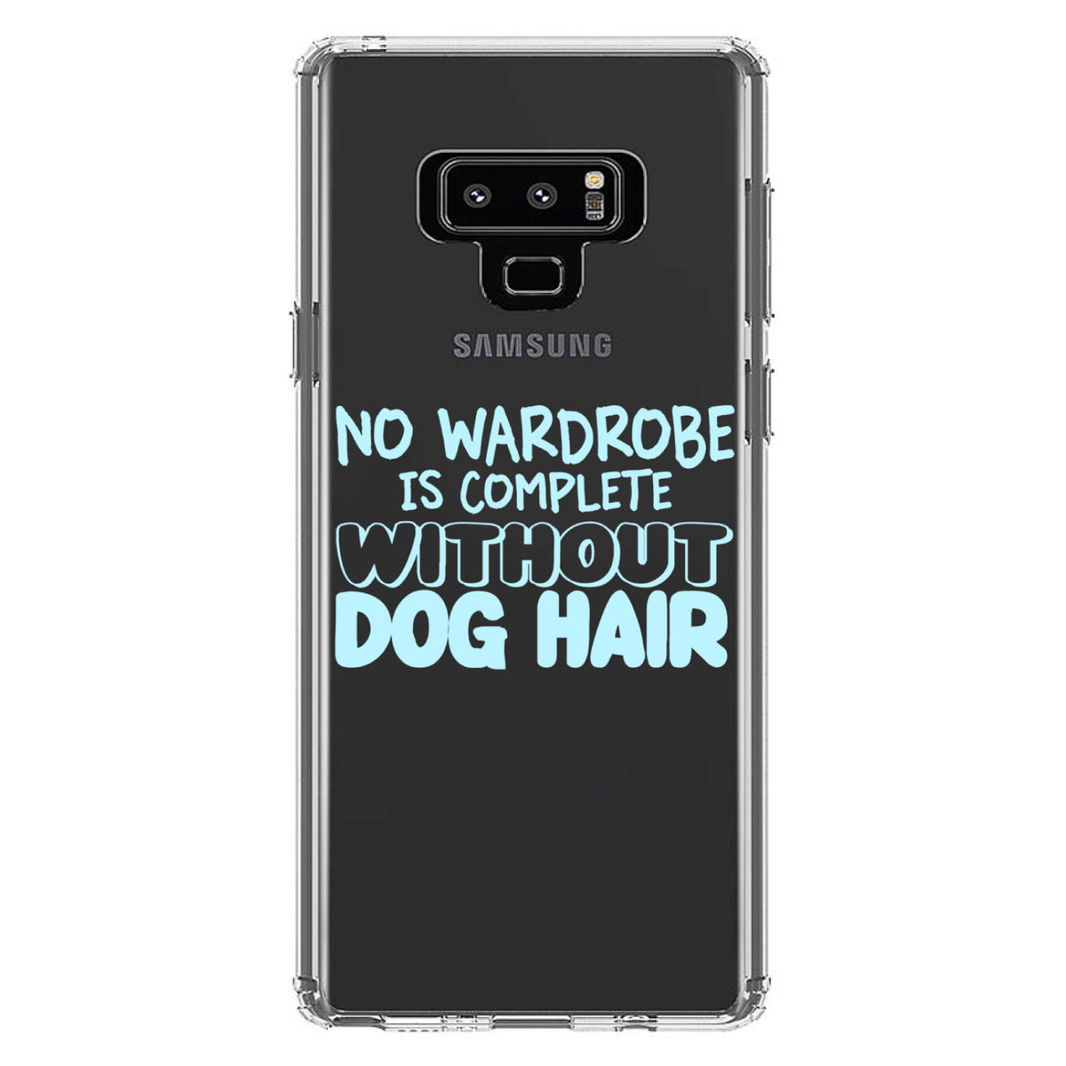 No Wardrobe is Complete Without Dog Hair Clear Shockproof iPhone Case, view 11
