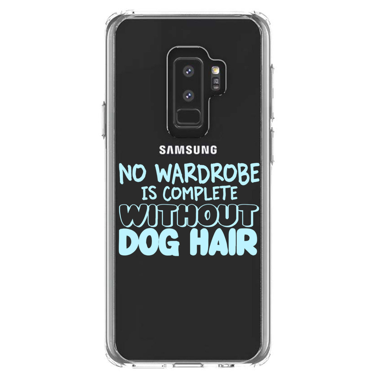 No Wardrobe is Complete Without Dog Hair Clear Shockproof iPhone Case, view 20