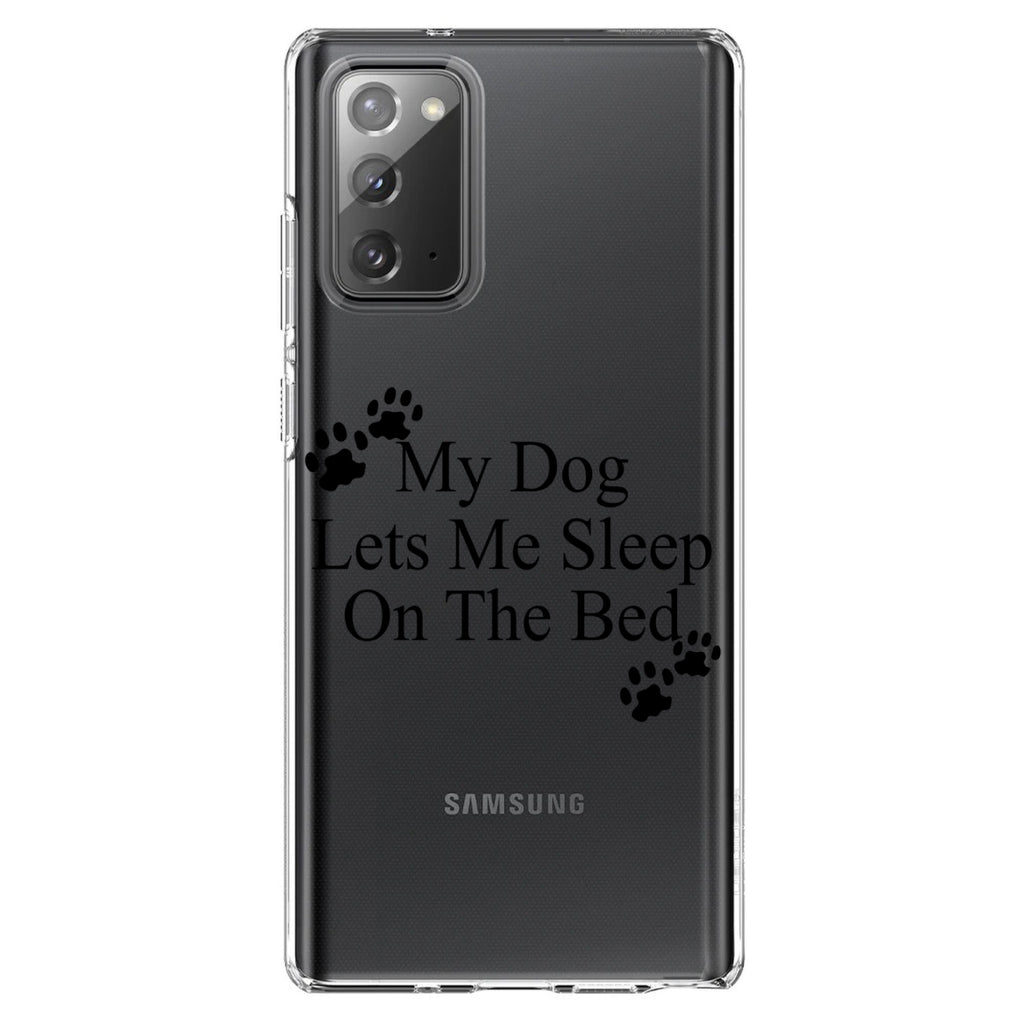 My Dog Lets Me Sleep On The Bed Clear Shockproof iPhone Case, view 8