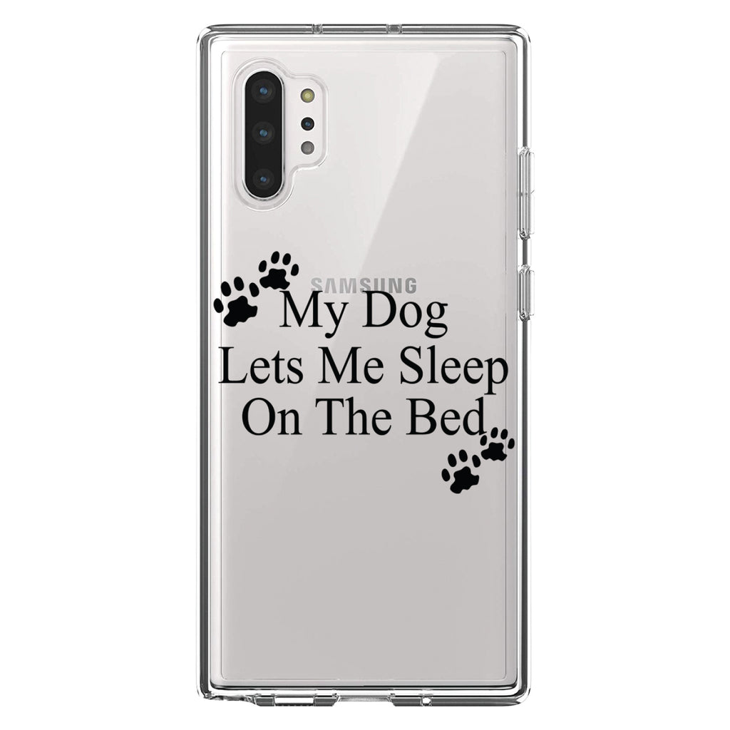 My Dog Lets Me Sleep On The Bed Clear Shockproof iPhone Case, view 10