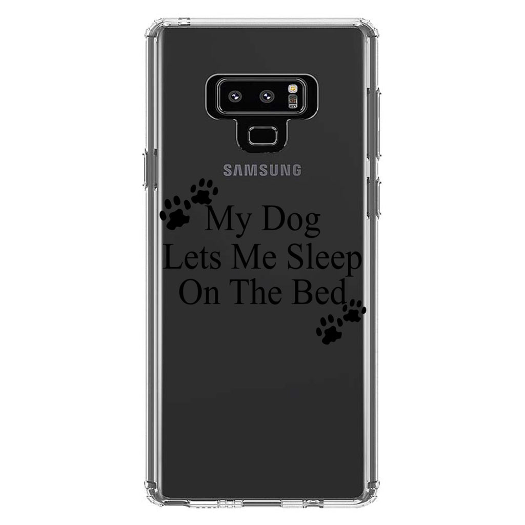 My Dog Lets Me Sleep On The Bed Clear Shockproof iPhone Case, view 11