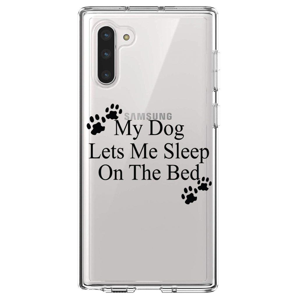 My Dog Lets Me Sleep On The Bed Clear Shockproof iPhone Case, view 9