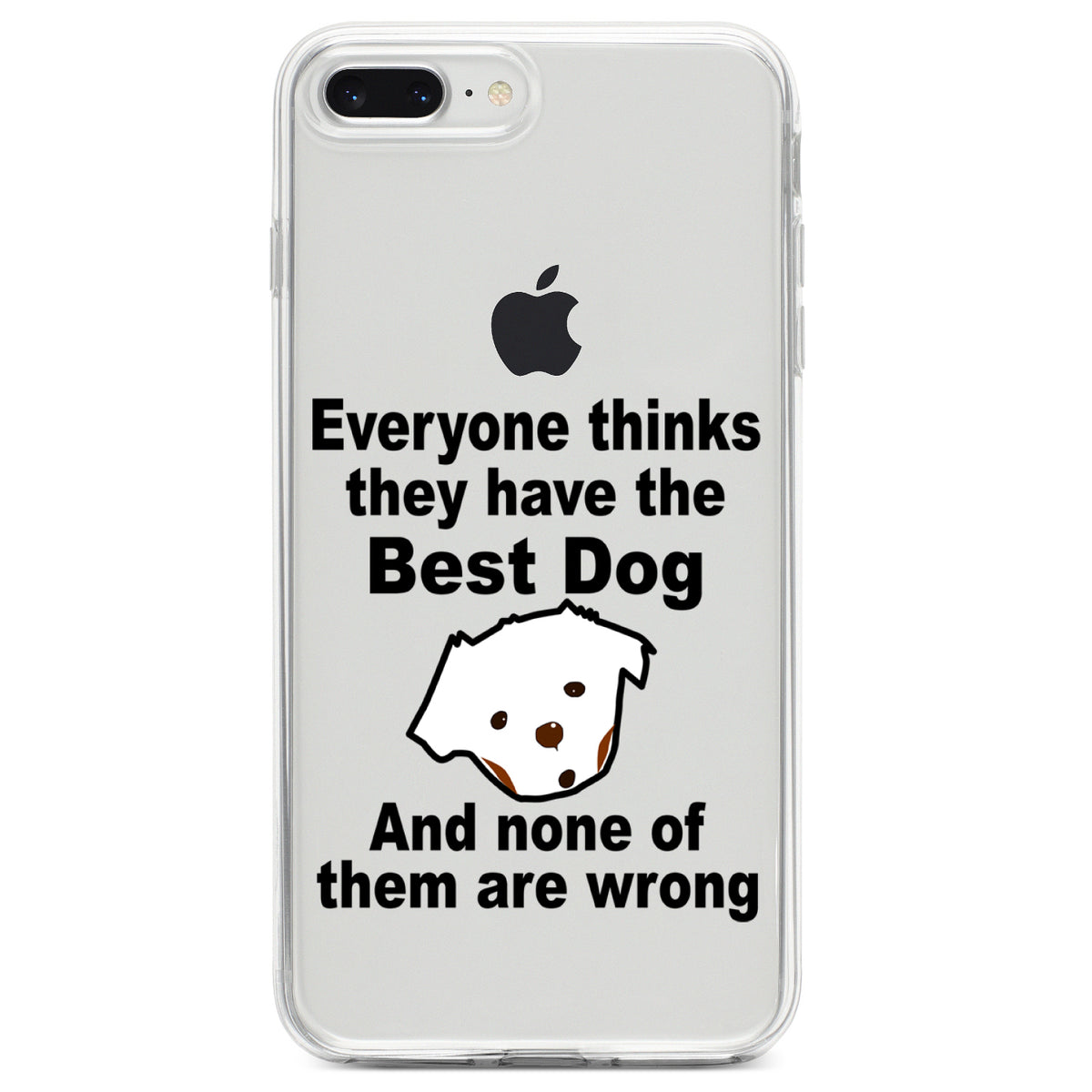 Everyone Things They Have The Best Dog Clear Shockproof iPhone Case, view 6