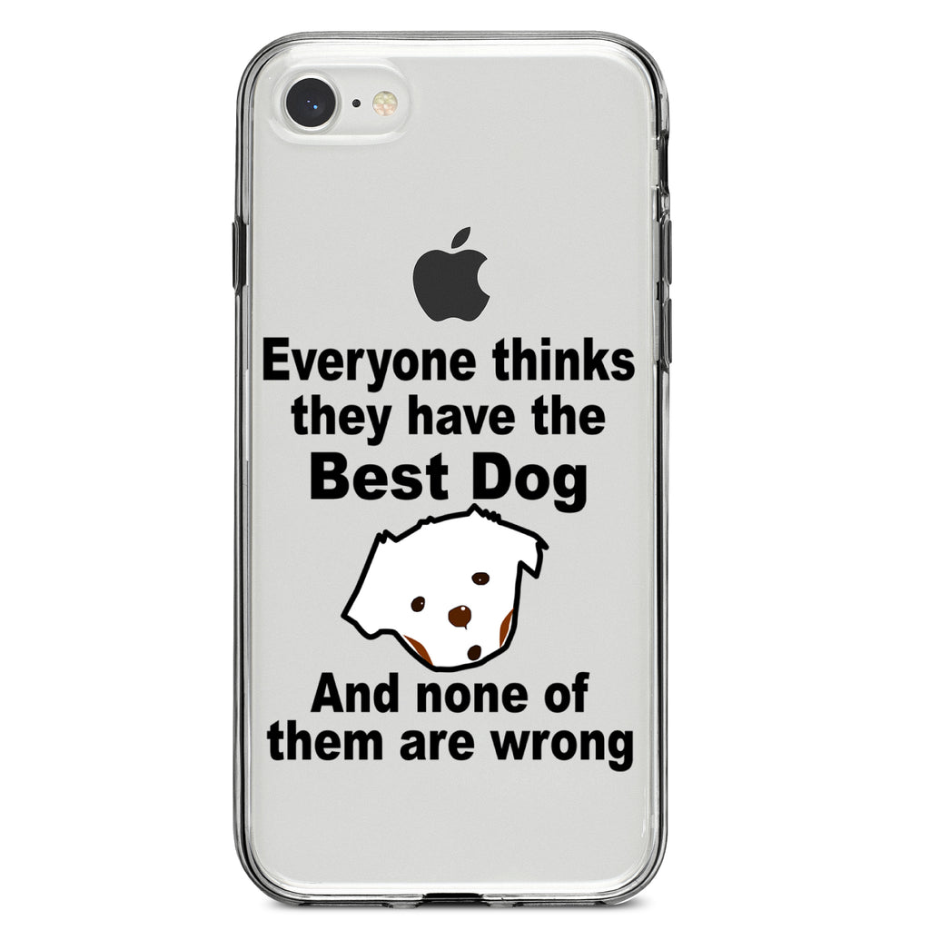 Everyone Things They Have The Best Dog Clear Shockproof iPhone Case, view 5
