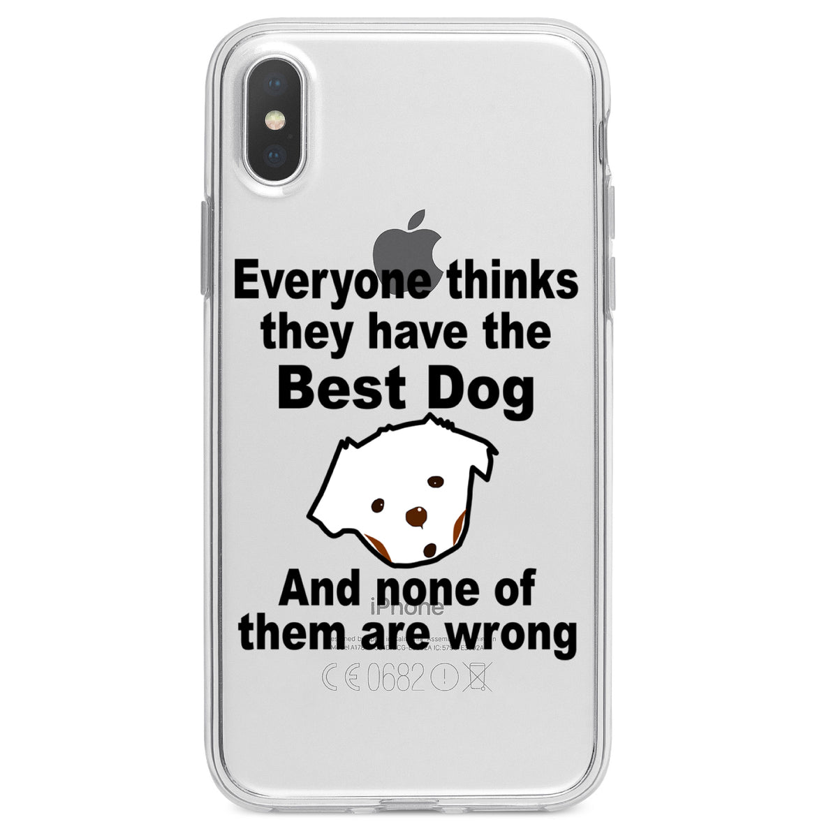 Everyone Things They Have The Best Dog Clear Shockproof iPhone Case, view 3