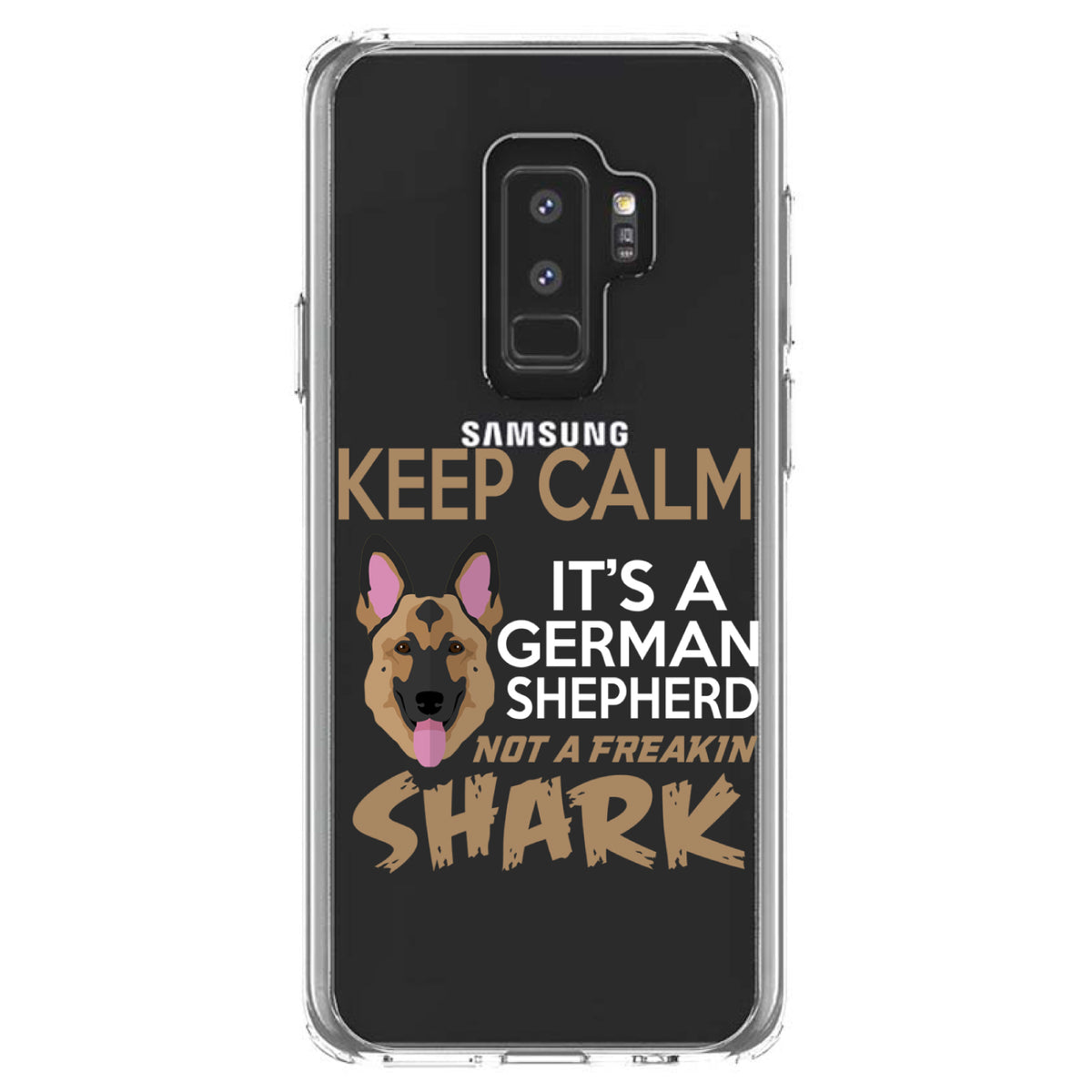 Keep Calm, It's a German Shepherd Clear Shockproof iPhone Case, view 20