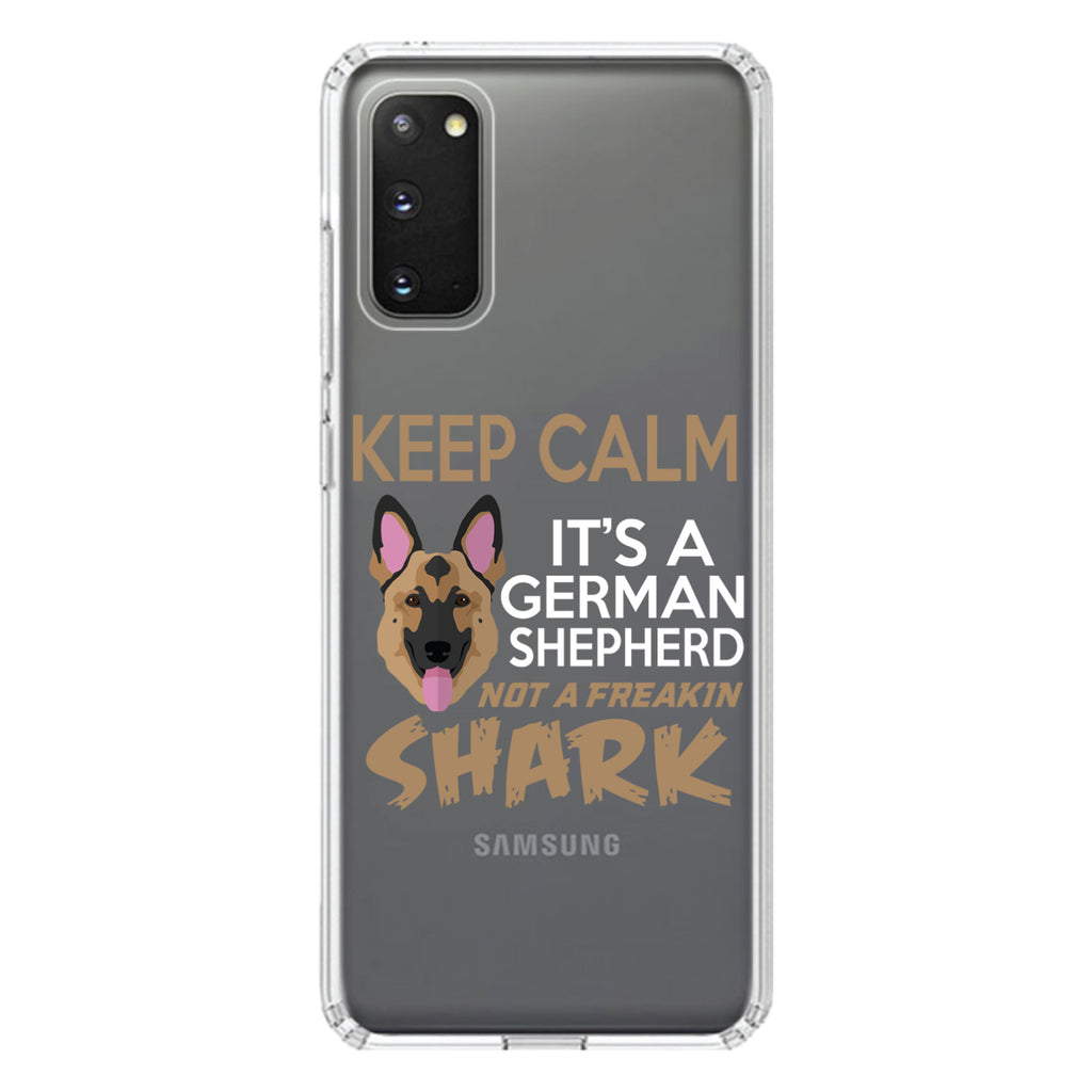 Keep Calm, It's a German Shepherd Clear Shockproof iPhone Case, view 13