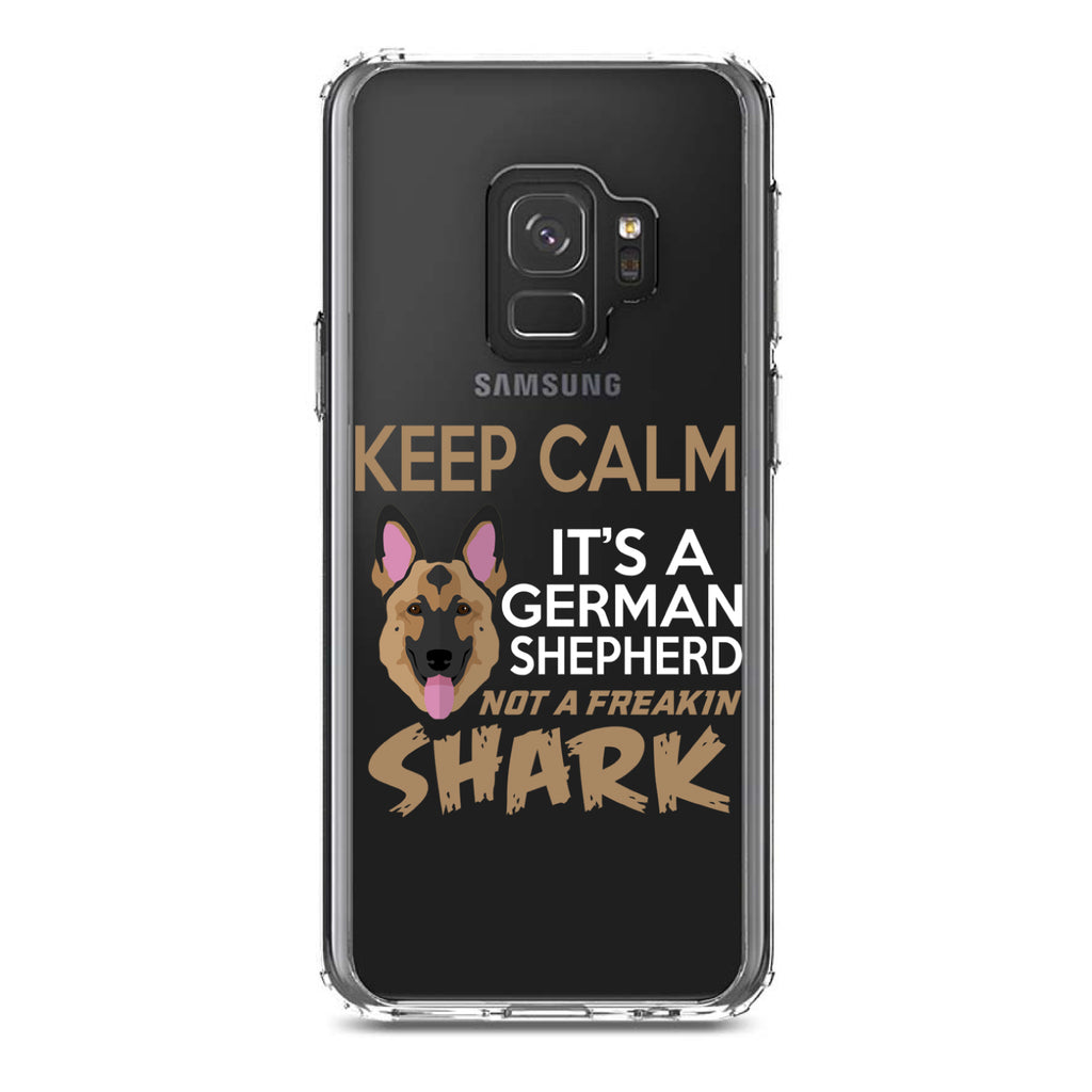Keep Calm, It's a German Shepherd Clear Shockproof iPhone Case, view 19