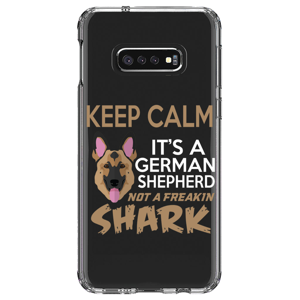 Keep Calm, It's a German Shepherd Clear Shockproof iPhone Case, view 18