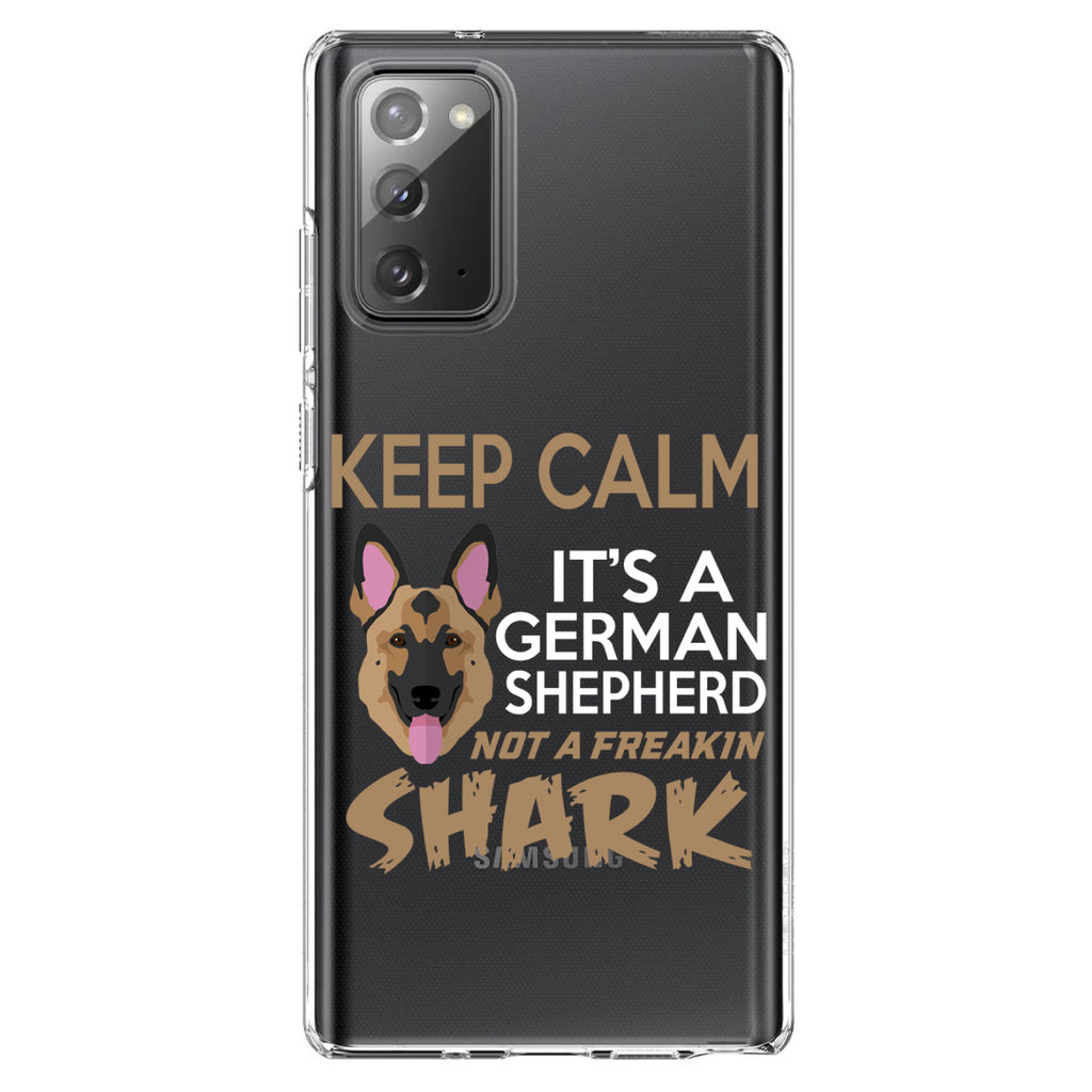 Keep Calm, It's a German Shepherd Clear Shockproof iPhone Case, view 7
