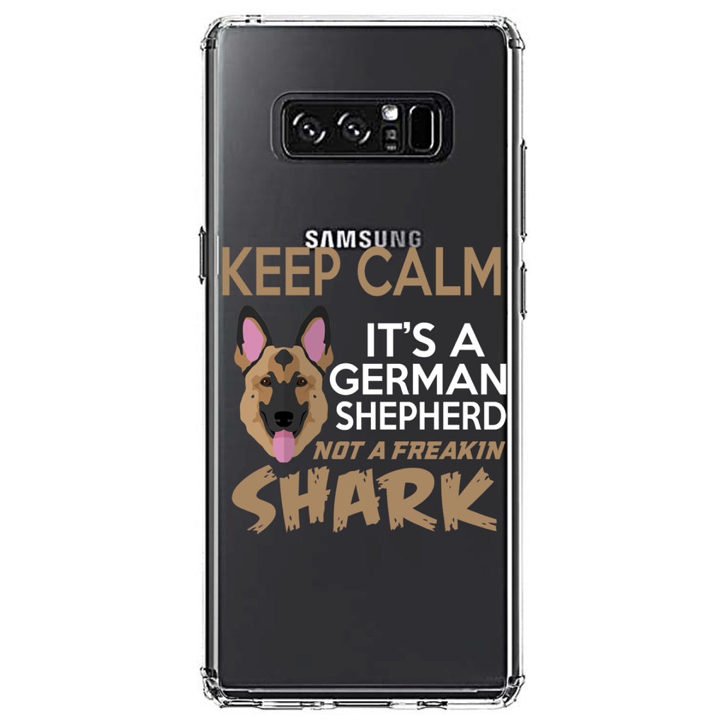 Keep Calm, It's a German Shepherd Clear Shockproof iPhone Case, view 12