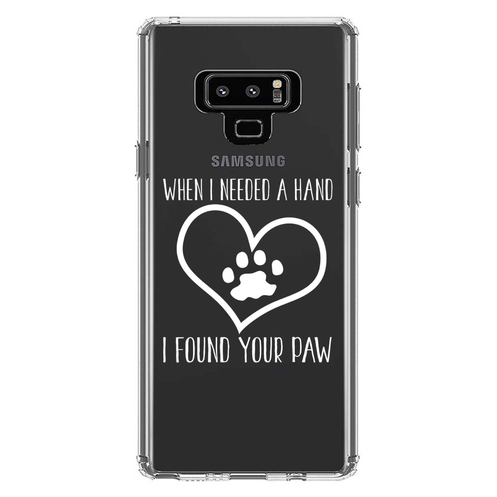 When I Need A Hand I Found Your Paw Clear Shockproof iPhone Case, view 11