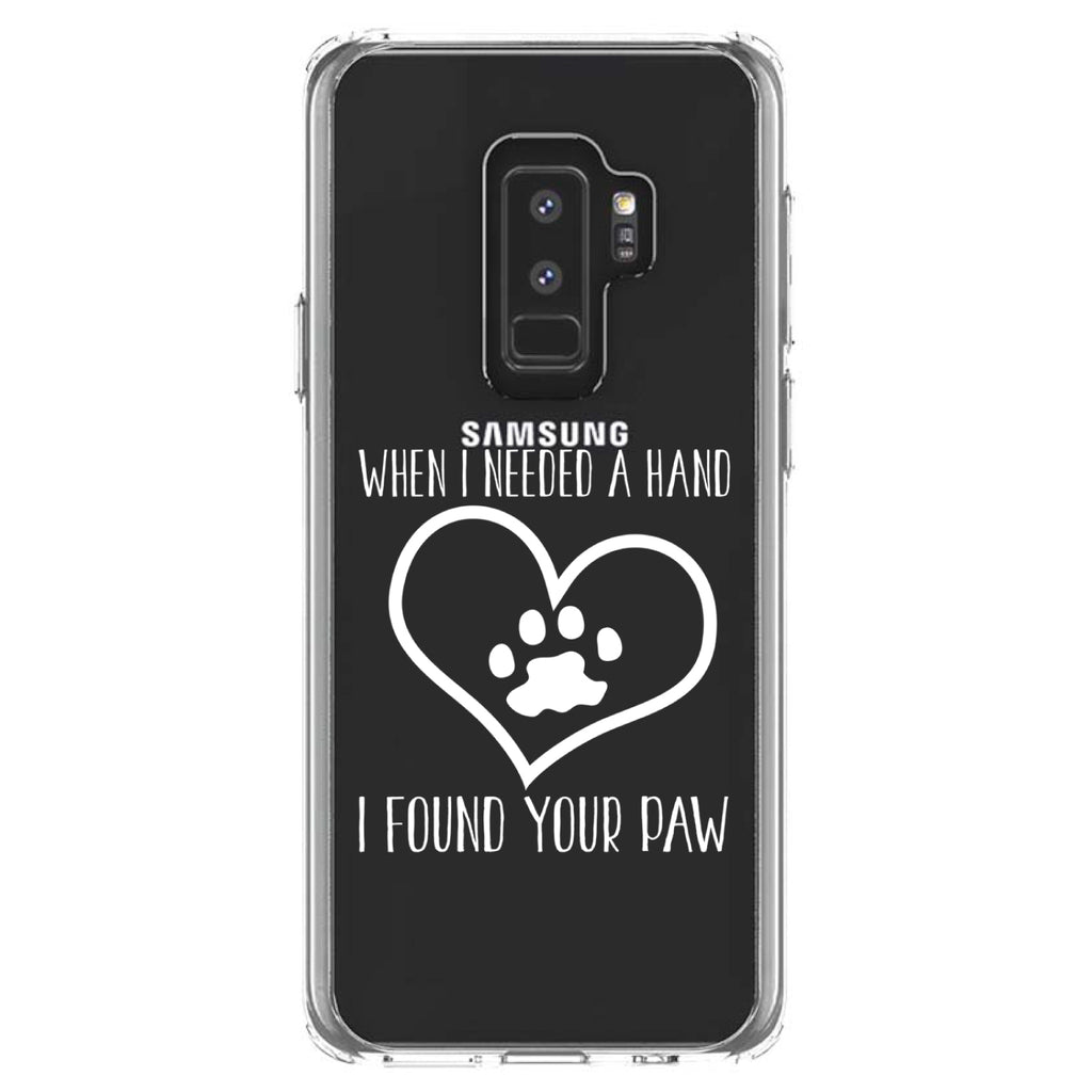 When I Need A Hand I Found Your Paw Clear Shockproof iPhone Case, view 20