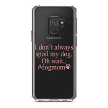 DistinctInk® Clear Shockproof Hybrid Case for Apple iPhone / Samsung Galaxy / Google Pixel - I Don't Always Spoil My Dog Oh Wait