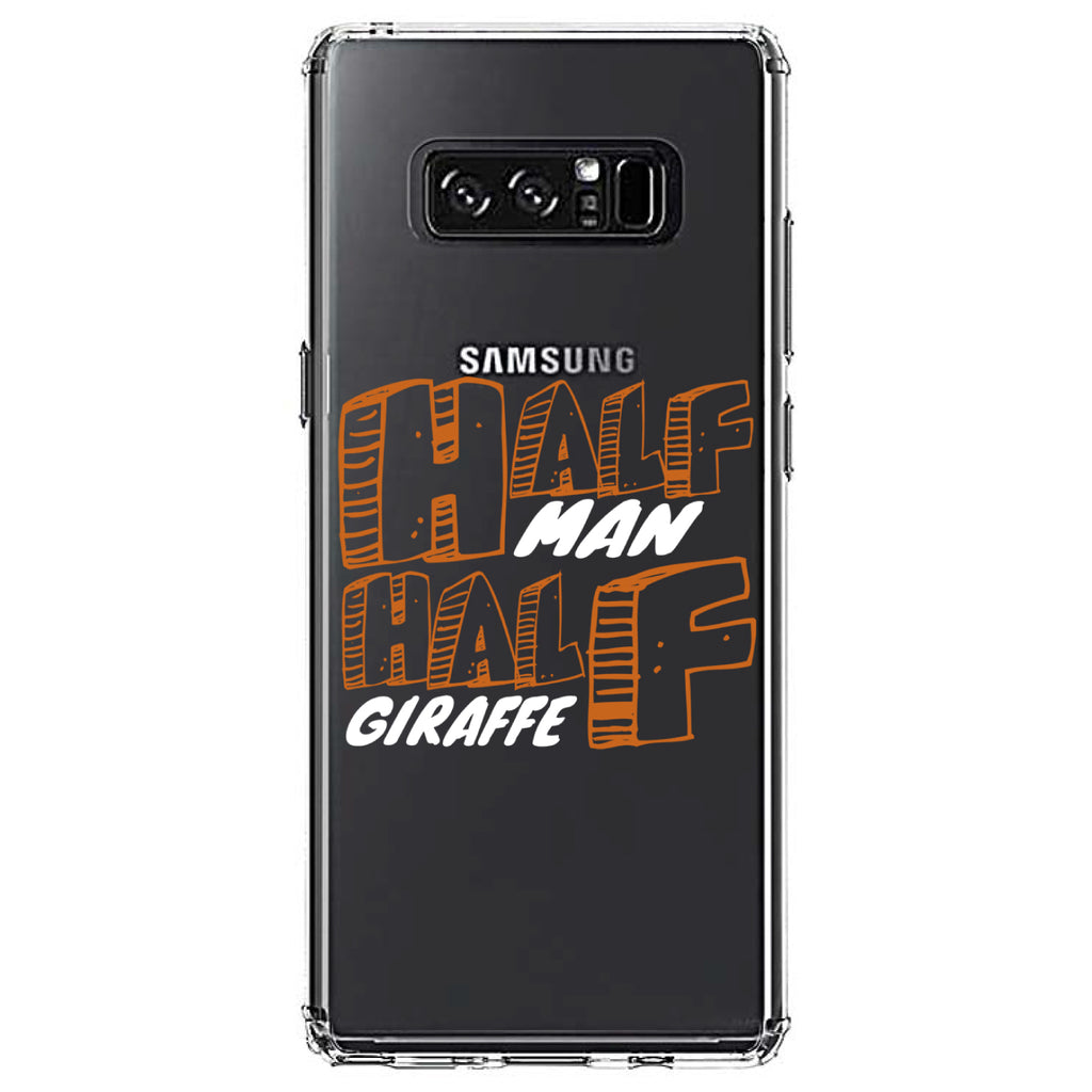 Half Man Half Giraffe Clear Shockproof iPhone Case, view 12
