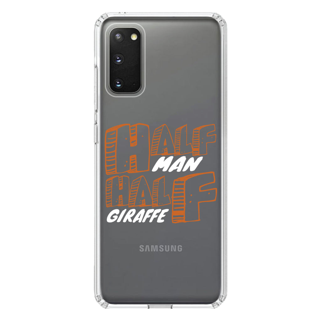 Half Man Half Giraffe Clear Shockproof iPhone Case, view 13