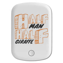 DistinctInk Magnetic Battery Pack, Wireless Portable Charger with USB-C Cable, Compatible with MagSafe iPhone 14 / 13 / 12 Series - Half Man Half Giraffe