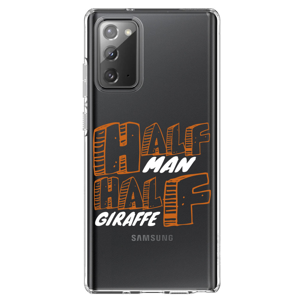 Half Man Half Giraffe Clear Shockproof iPhone Case, view 7