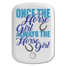 DistinctInk Magnetic Battery Pack, Wireless Portable Charger with USB-C Cable, Compatible with MagSafe iPhone 14 / 13 / 12 Series - Once The Horse Girl Always The Horse Girl