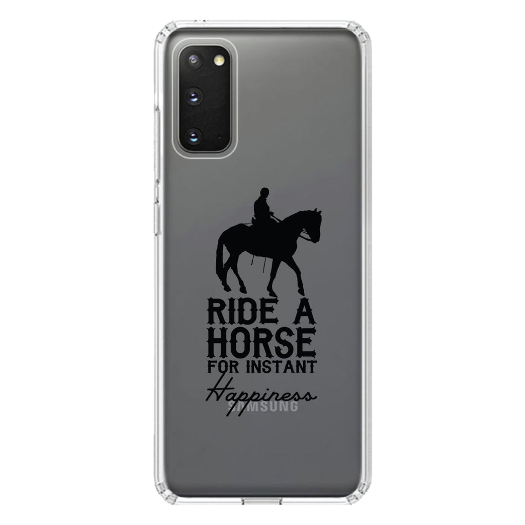 Ride A Horse for Instant Happiness Clear Shockproof iPhone Case, view 15