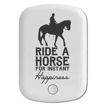 DistinctInk Magnetic Battery Pack, Wireless Portable Charger with USB-C Cable, Compatible with MagSafe iPhone 14 / 13 / 12 Series - Ride A Horse for Instant Happiness