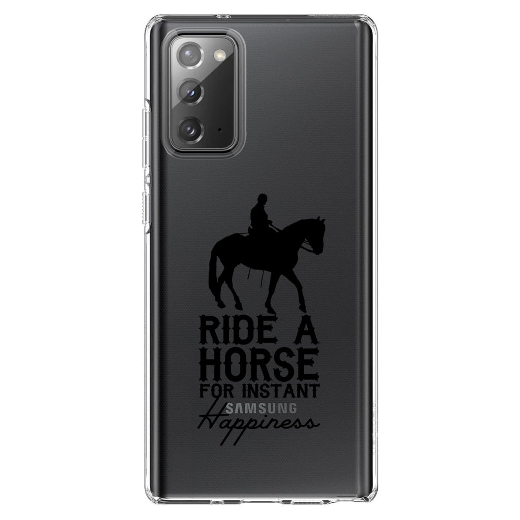 Ride A Horse for Instant Happiness Clear Shockproof iPhone Case, view 8