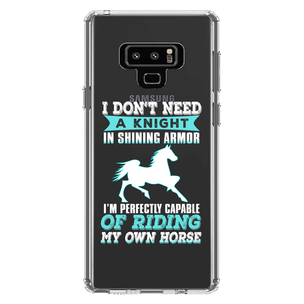 Don't Need Night, Perfectly Capable Horse Clear Shockproof iPhone Case, view 11