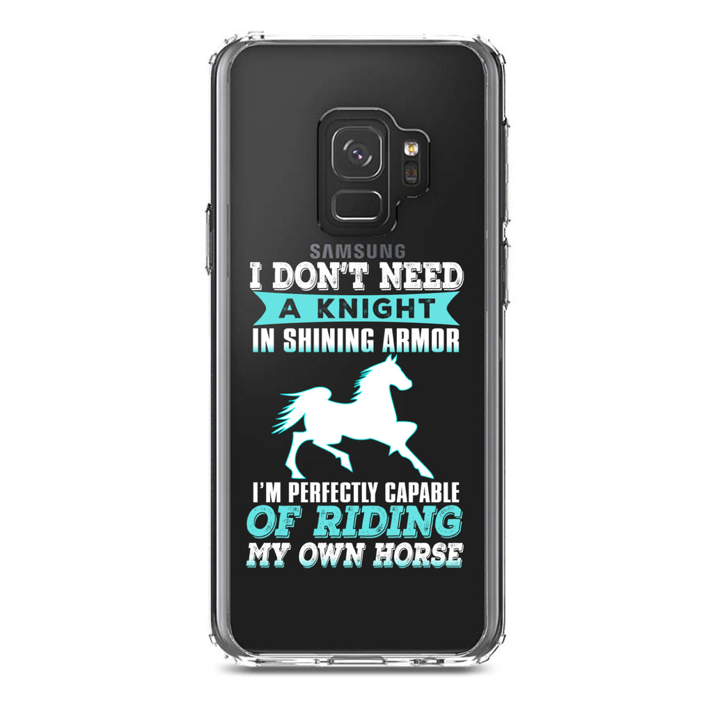 Don't Need Night, Perfectly Capable Horse Clear Shockproof iPhone Case, view 19