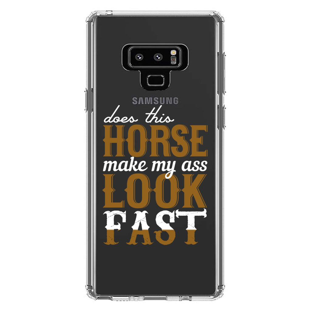 Horse Make My A$$ Look Fast Clear Shockproof iPhone Case, view 11
