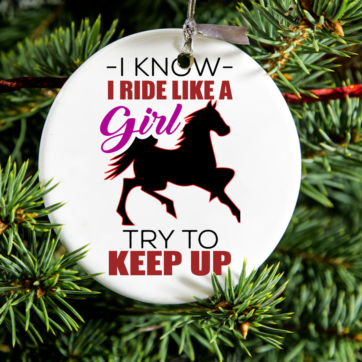 Horse Ceramic Ornament, view 2