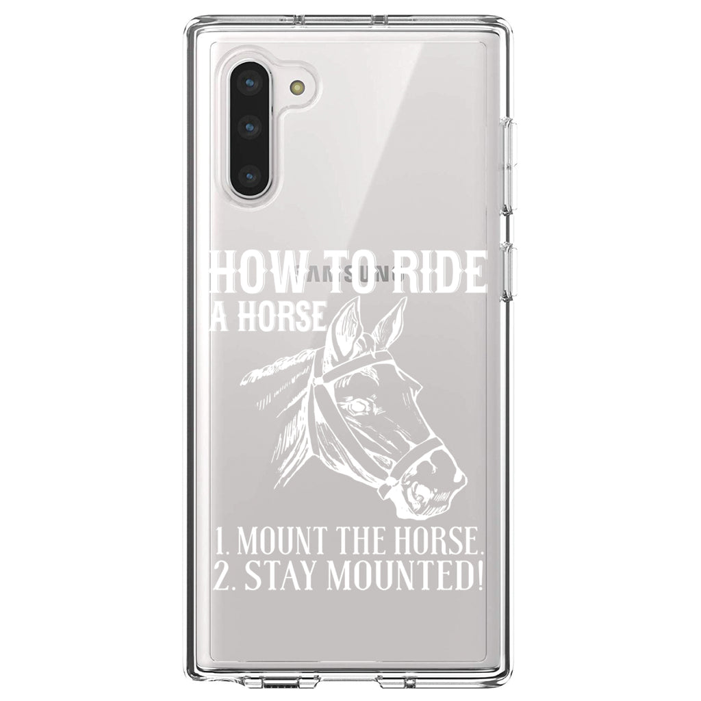 How To Ride a Horse, Stay Mounted Clear Shockproof iPhone Case, view 9