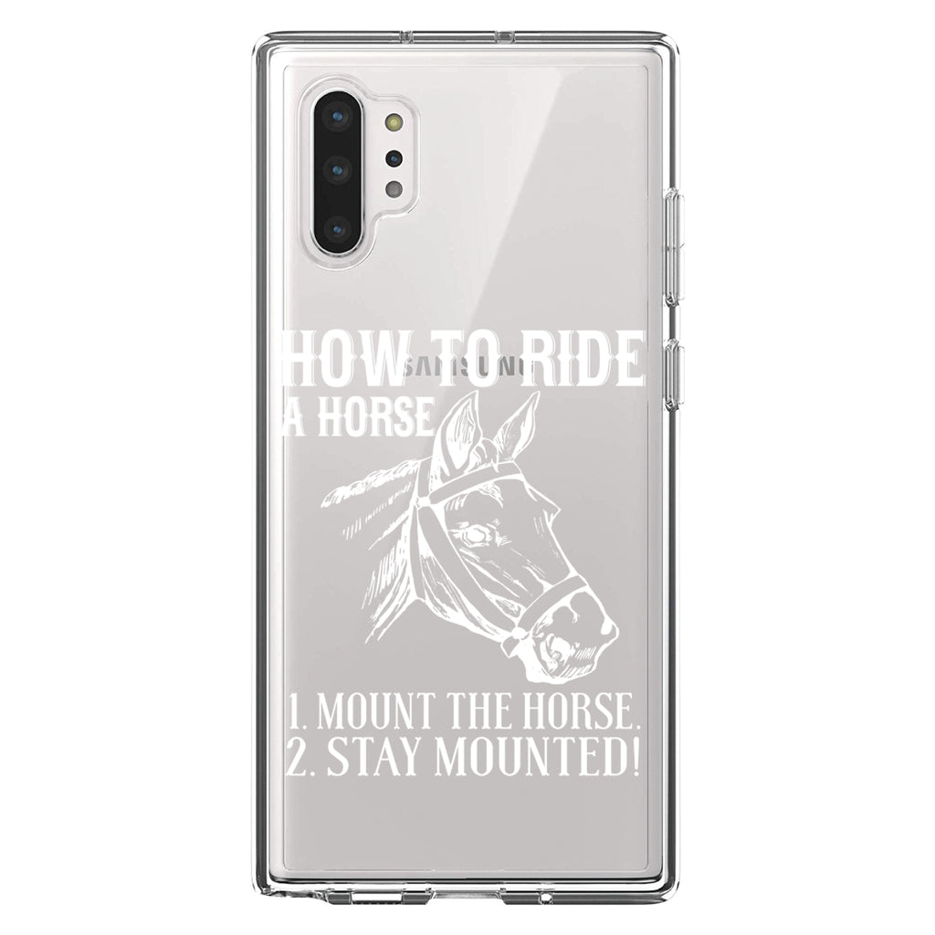 How To Ride a Horse, Stay Mounted Clear Shockproof iPhone Case, view 10