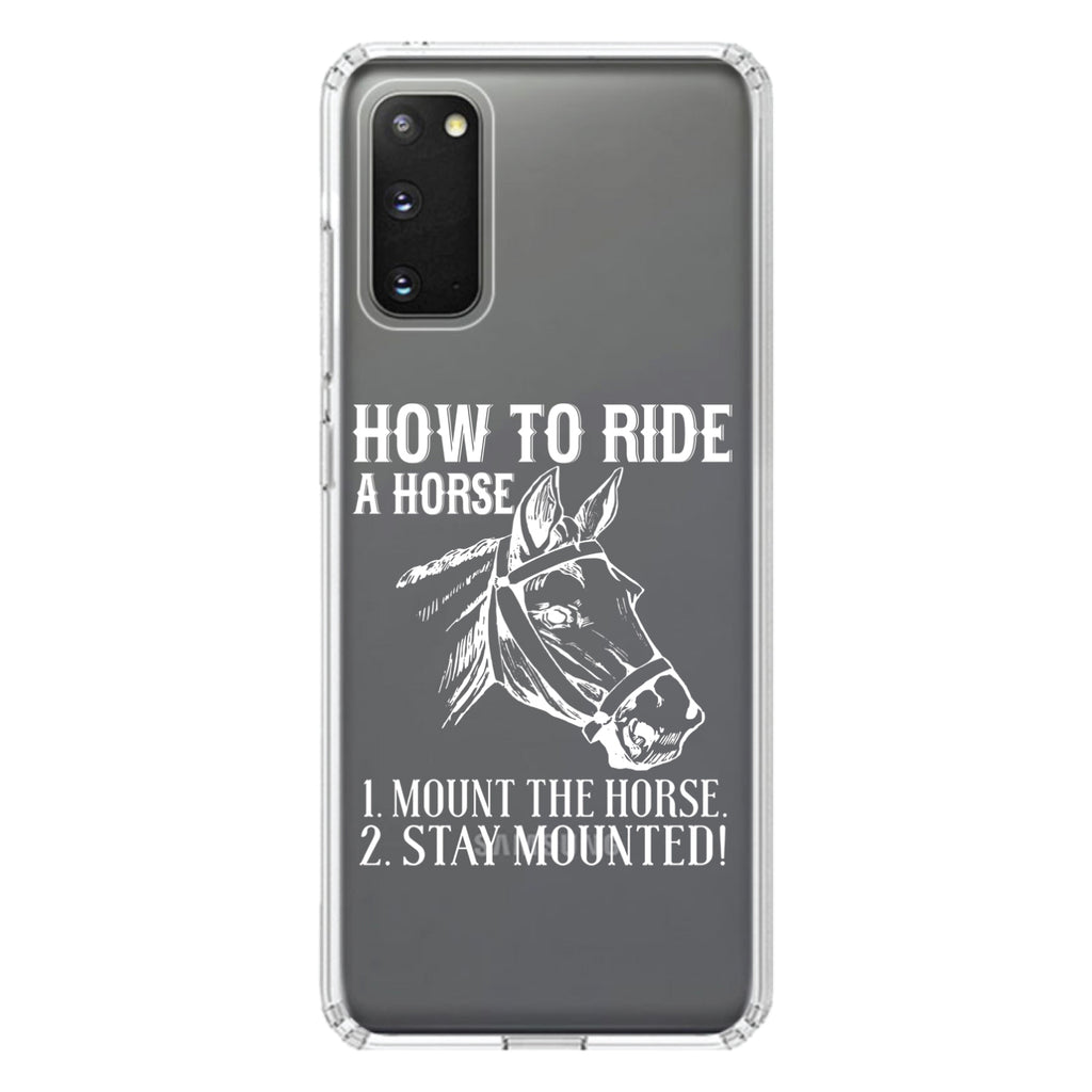 How To Ride a Horse, Stay Mounted Clear Shockproof iPhone Case, view 15