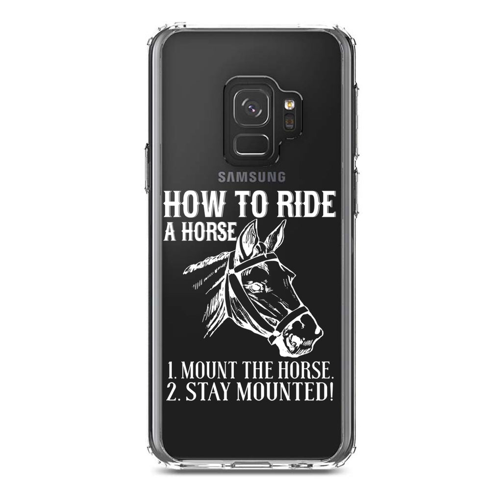 How To Ride a Horse, Stay Mounted Clear Shockproof iPhone Case, view 19