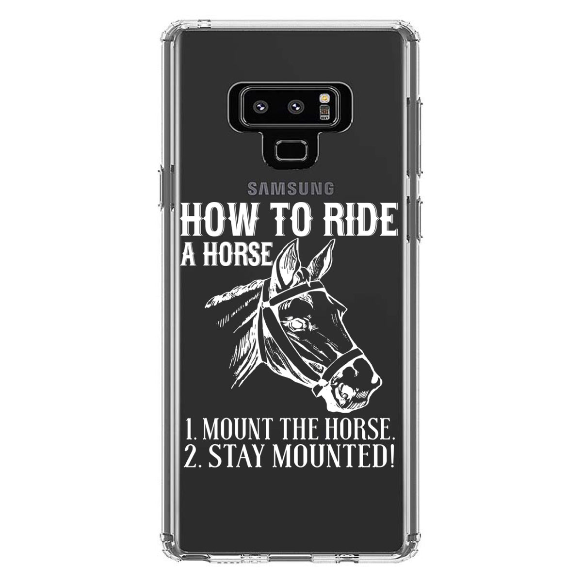 How To Ride a Horse, Stay Mounted Clear Shockproof iPhone Case, view 11