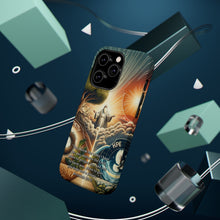 DistinctInk Tough Case for Apple iPhone, Compatible with MagSafe Charging - "For I Know the Plans: Jeremiah 29:11 Offers Hope and Prosperity"