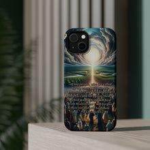 DistinctInk Tough Case for Apple iPhone, Compatible with MagSafe Charging - Healing Through Humility: 2 Chronicles 7:14