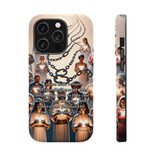 DistinctInk Tough Case for Apple iPhone, Compatible with MagSafe Charging - "Romans 13:8 - Fulfilling the Law through Love"