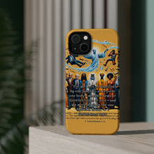 DistinctInk Tough Case for Apple iPhone, Compatible with MagSafe Charging - "Unity through Baptism: 1 Corinthians 12:13 Explained"