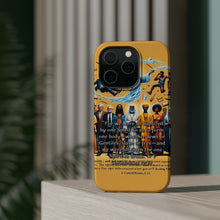 DistinctInk Tough Case for Apple iPhone, Compatible with MagSafe Charging - "Unity through Baptism: 1 Corinthians 12:13 Explained"