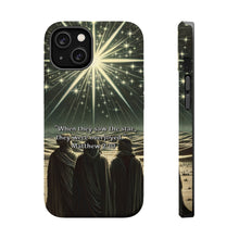 DistinctInk Tough Case for Apple iPhone, Compatible with MagSafe Charging - "Matthew 2:10 - Overjoyed at the sight of the star"